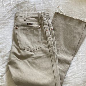 Tan wrangler jeans